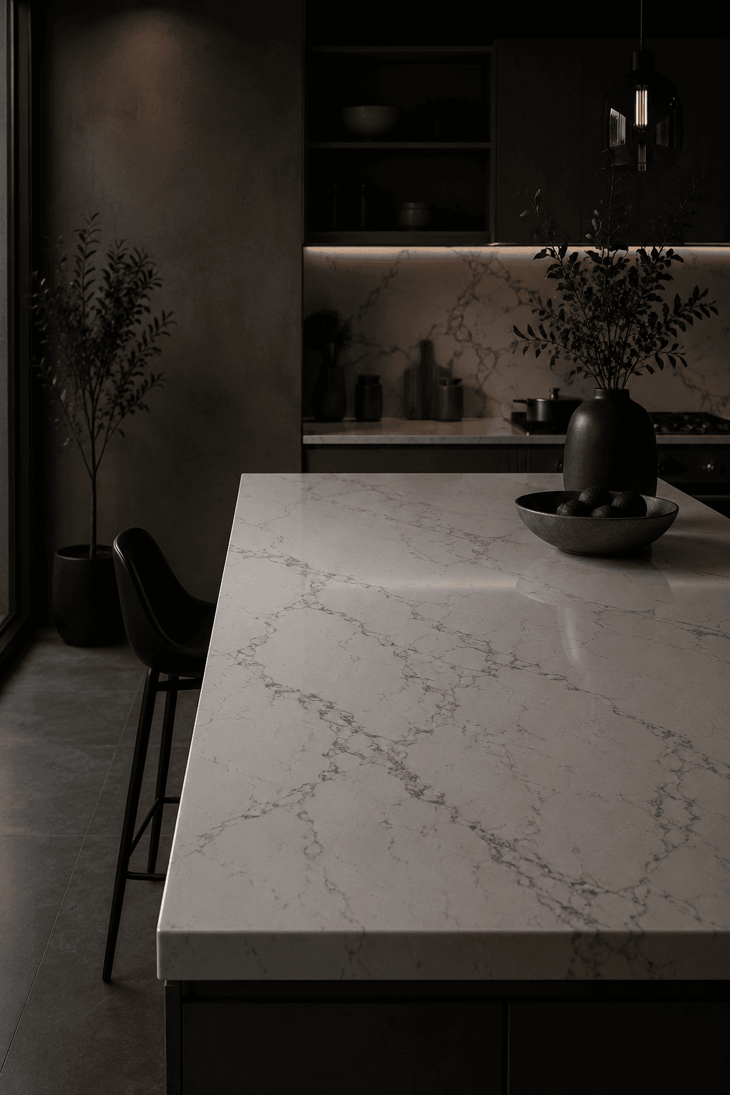 Quartz stone slab classification
